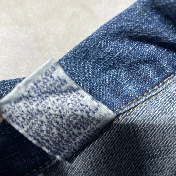 Vintage Bill Blass Womens Blue Embroidered Rhinestone Detail Denim Vest Size 1X - Picture 4 of 7